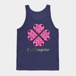 Brick Together Flower Power - Pink Tank Top